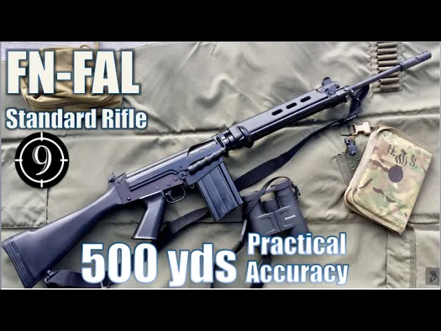 fn fal (standard) to 500yds: practical accuracy (iron sights,dsarms aka pubg slr) (milsurp